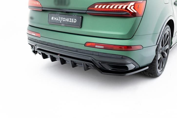Central Rear Splitter voor Audi Q7 S-Line Mk2 Facelift, Autos : Divers, Tuning & Styling, Enlèvement ou Envoi