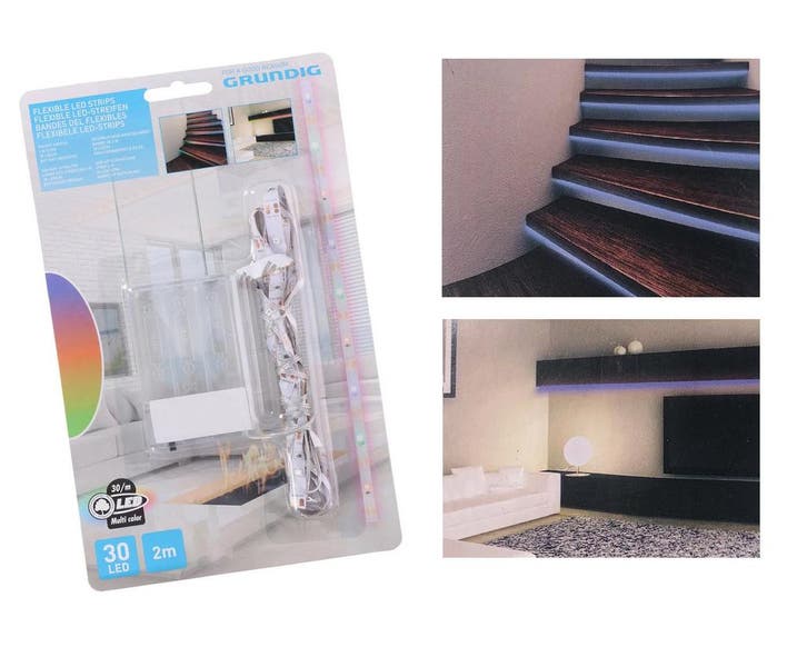 LED strip blauw, 2 meter (30 leds / meter, IP20, op 3xAA ba, Doe-het-zelf en Bouw, Gereedschap | Overige machines, Nieuw, Verzenden