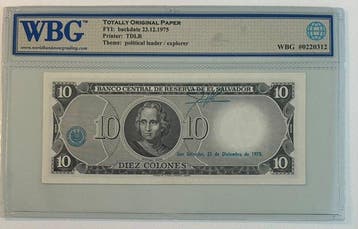 El Salvador. - 10 Colones - 1974 - Pick 118a (Zonder