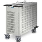 Bordenstapelaar | RVS | Onverwarmd | 144 Borden Ø190-260mm, Zakelijke goederen, Verzenden, Nieuw in verpakking