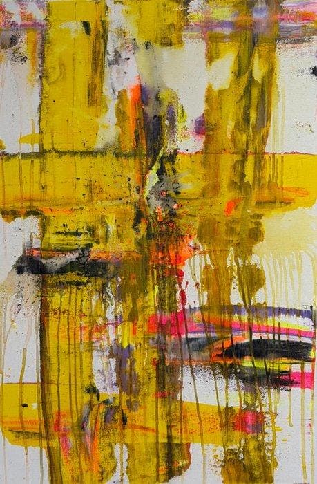 Karl Lagasse - GRAND TABLEAU One Love, Antiek en Kunst, Kunst | Schilderijen | Modern