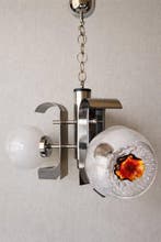 Plafondlamp - Muranoglas, Staal