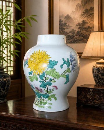 Vaas - Porselein - China (Zonder minimumprijs)