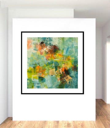 Dam Domido - Turquoise light - 80 x 80 cm