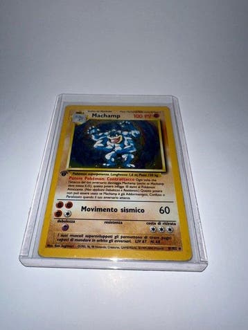 Pokémon - 1 Card - Machamp 8/102 First edition, Foil
