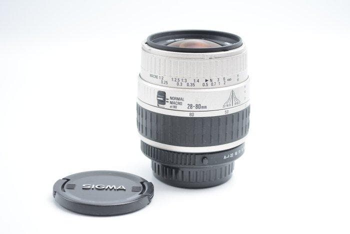 Sigma AF Zoom 3.5-5.6/28-80mm II Macro Silver + AF Zoom, TV, Hi-fi & Vidéo, Appareils photo analogiques