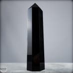 Natuurlijke topkwaliteit zwarte obsidiaan Obelisk- 1264.18 g, Verzamelen