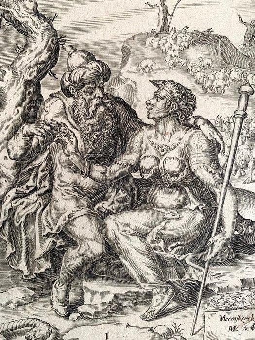 Maarten van Heemskerck (1498-1574) by Harmen Jansz. Muller, Antiek en Kunst, Antiek | Overige Antiek
