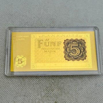 Duitsland. 5 Deutsche Mark oro (.999) (Zonder minimumprijs)