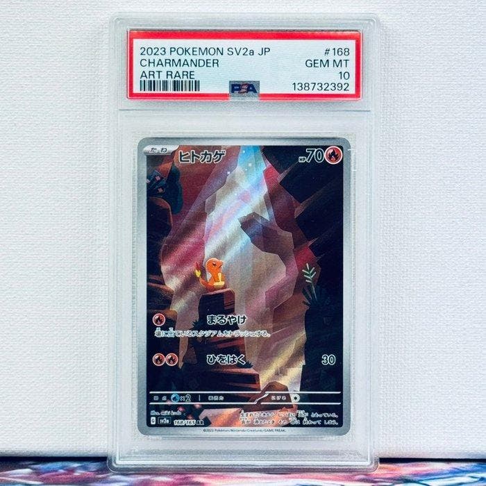 Pokémon Graded card - CHARMANDER #168 - Pokémon - PSA 10, Hobby en Vrije tijd, Verzamelkaartspellen | Pokémon