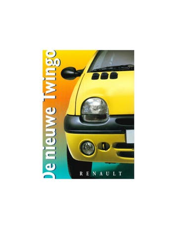 1999 RENAULT TWINGO BROCHURE NEDERLANDS