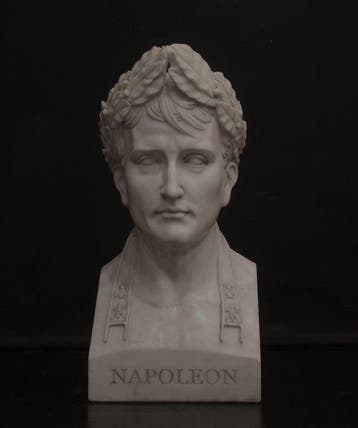 sculptuur, Busto di Napoleone in marmo - 60 cm - Marmer, Antiquités & Art