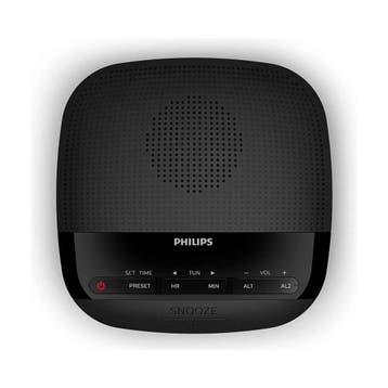 Philips Audio TAR3205/12 FM-radio, dubbel alarm, slaaptim..., Ophalen of Verzenden