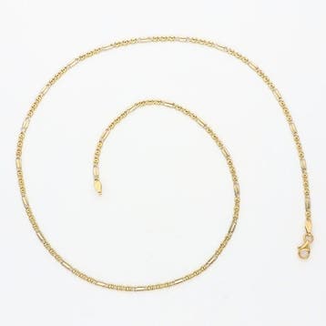 Chaîne - 18 carats Or jaune, Or blanc