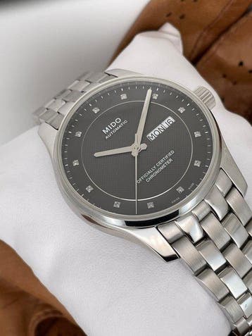 Mido - Belluna Chronometer Automatic Diamonds -, Handtassen en Accessoires, Nieuw