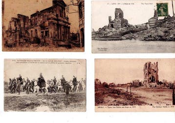 Wereldoorlog 1, Militair - Verdun; Arras; Lens; Douaumont;