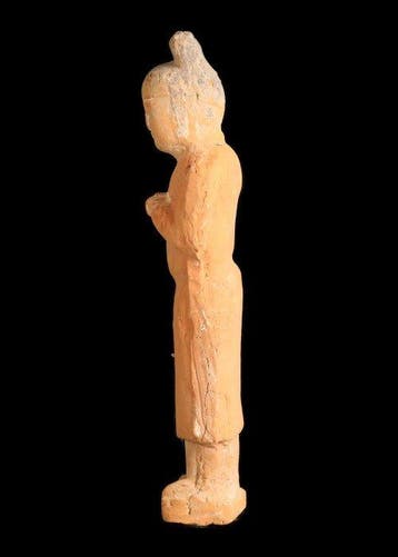 Oud Chinees, Tang-dynastie Terracotta Beeldje van een, Antiek en Kunst