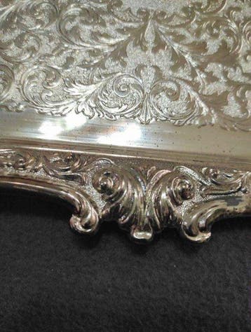 Italla - brevettato - Plateau de service - Plaqué(e) argent