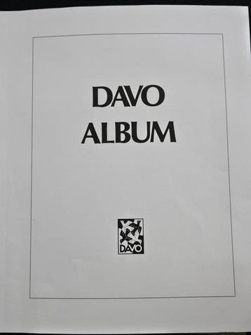 Belgique - Album Davo LX avec des pages non remplies pour