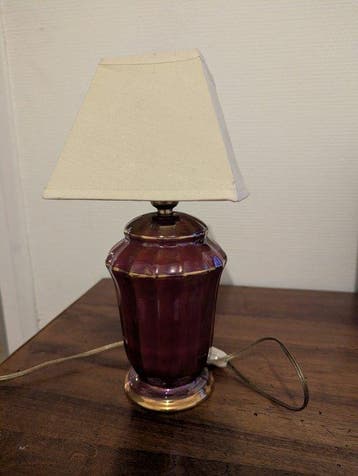 Wade - Wade - Lampe de table - laiton - Poterie Wade Vintage