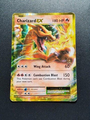 Pokémon - 5 Card - Charizard Ex - Venusaur Ex - Blastoise Ex