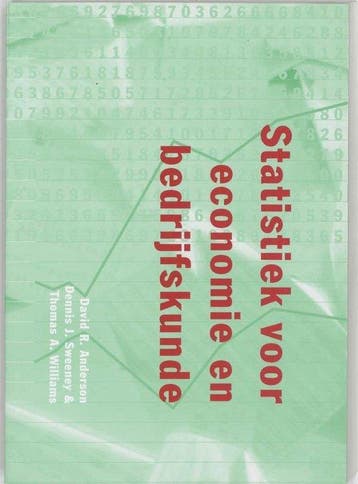 Statistiek voor economie en bedrijfskunde - Anderson, Boeken, Verzenden, Nieuw