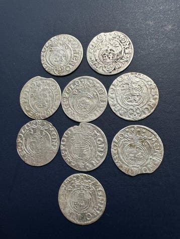 Polen. Sigismund III. Pótorak (3 Polker, 1/24 Thaler) 9x