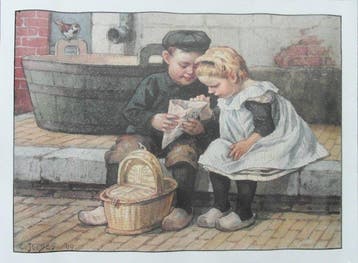 Cornelis Jetses - Wolters - Het volle leven - Années 1990, Antiquités & Art, Art | Dessins & Photographie