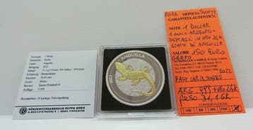 Anguilla. 1 Dollar 2022 Geeko (Zonder minimumprijs)