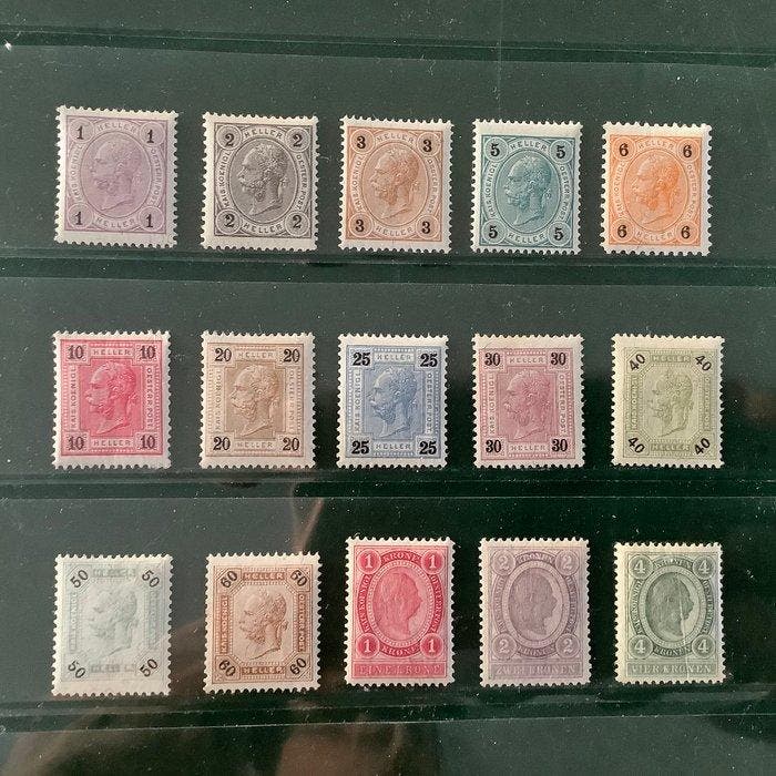 Oostenrijk 1899 - Keizer Frans Jozef Kronen waarden - MNH -, Timbres & Monnaies, Timbres | Europe | Autriche