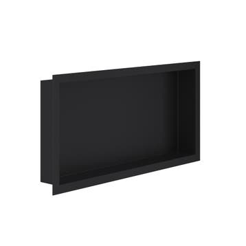 Inbouwnis BWS Colorato 30x60x7 cm Mat Zwart, Ophalen of Verzenden, Nieuw, Bad