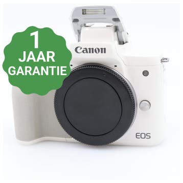 10% korting | Canon EOS M50 body wit | Tweedehands, Audio, Tv en Foto, Verzenden, Zo goed als nieuw, Canon
