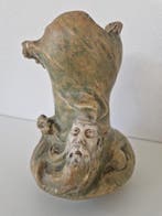 Delavigne - Vaas (2) - Keramiek - Paar Art Nouveau vazen, Antiek en Kunst