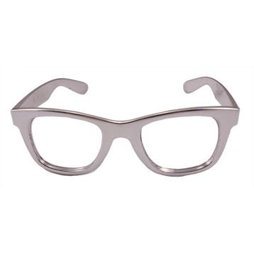 Bril Metallic Zilver, Verzenden