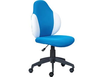 Veiling - Inter link Jessie bureaustoel blauw-wit, Huis en Inrichting, Nieuw