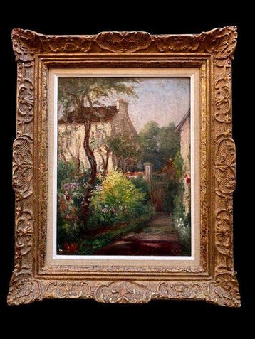 Georges Despagnat (1870-1950) - Le jardin de la maison, Antiek en Kunst