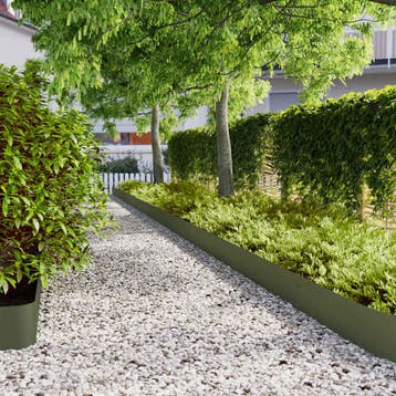 vidaXL Gazonranden 30 st 20x103 cm koudgewalst staal, Verzenden