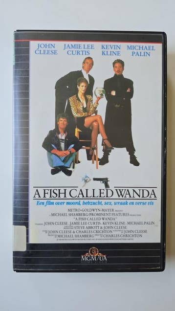 A FISH CALLED WANDA (EX RENTAL) (VHS), Cd's en Dvd's, Gebruikt