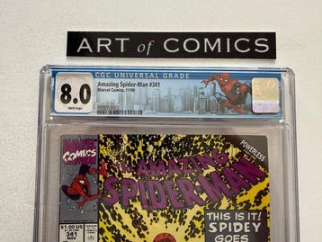 The Amazing Spider-Man #341 - Rare Newsstand edition - With, Boeken, Nieuw