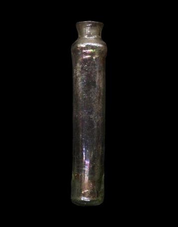 Oud-Romeins - Glazen tubulaire fles - Unguentarium - 2e/3e
