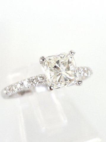Verlovingsring - 14 karaat Witgoud - 1.70ct. tw. Diamant