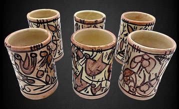 Mario Iudici (1928) - Drinkset - Brocca, Caltagirone - jaren