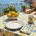 BA180 - Stof Costa di Amalfi – Mediterraan motief -