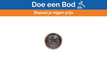 Bieden: Tohatsu 3GF-72571-0 Marine Engine Trim Gauge Silver, Ophalen of Verzenden
