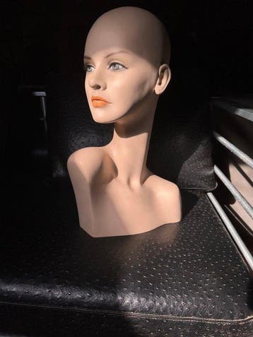 Mannequin - Busto di manichino retrò - Résine, renforcement