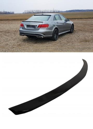 Glans Zwart E63 AMG Look Achterklep spoiler lip voor Mercede, Ophalen of Verzenden