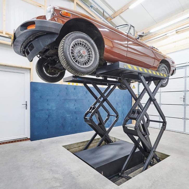 Datona Auto schaarhefbrug - 400V - Datona - Zwart, Autos : Divers, Outils de voiture, Enlèvement ou Envoi
