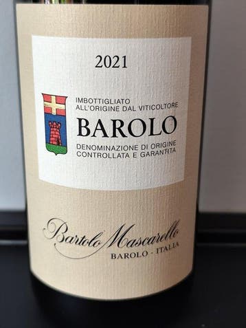 2021 Bartolo Mascarello - Barolo - 1 Bouteille (0,75 l)