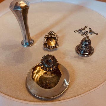 Soucoupe (4) - Argent 800, Argent 925, Antiek en Kunst