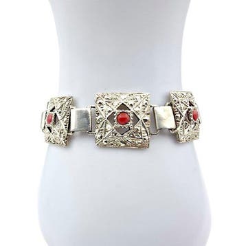Zonder minimumprijs - Armband Zilver - Art Deco, Nieuw
